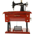 Vintage sewing machine music box toy for kids, collectible musical toy by Everything Baby, perfect gift for sewing enthusiasts.