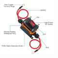 Waterproof DC12-24V inline toggle switch with red light and 10 AWG cable for ride-on cars and go-karts from Everything Baby.