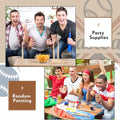 Six unfinished small wooden baseball bats for kids' DIY craft projects and painting, ideal for art and drawing toys.