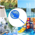 Stainless steel telescopic fishing net with folding bucket, outdoor water toy for kids, suitable for beach and pool play.