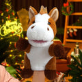 Colorful hand puppet from Everything Baby with a movable mouth, ideal for storytelling, role play, and performance for kids and adults.