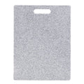 Portable grey marble-patterned cutting board by Everything Baby, 1-piece PP chopping block for kitchen use