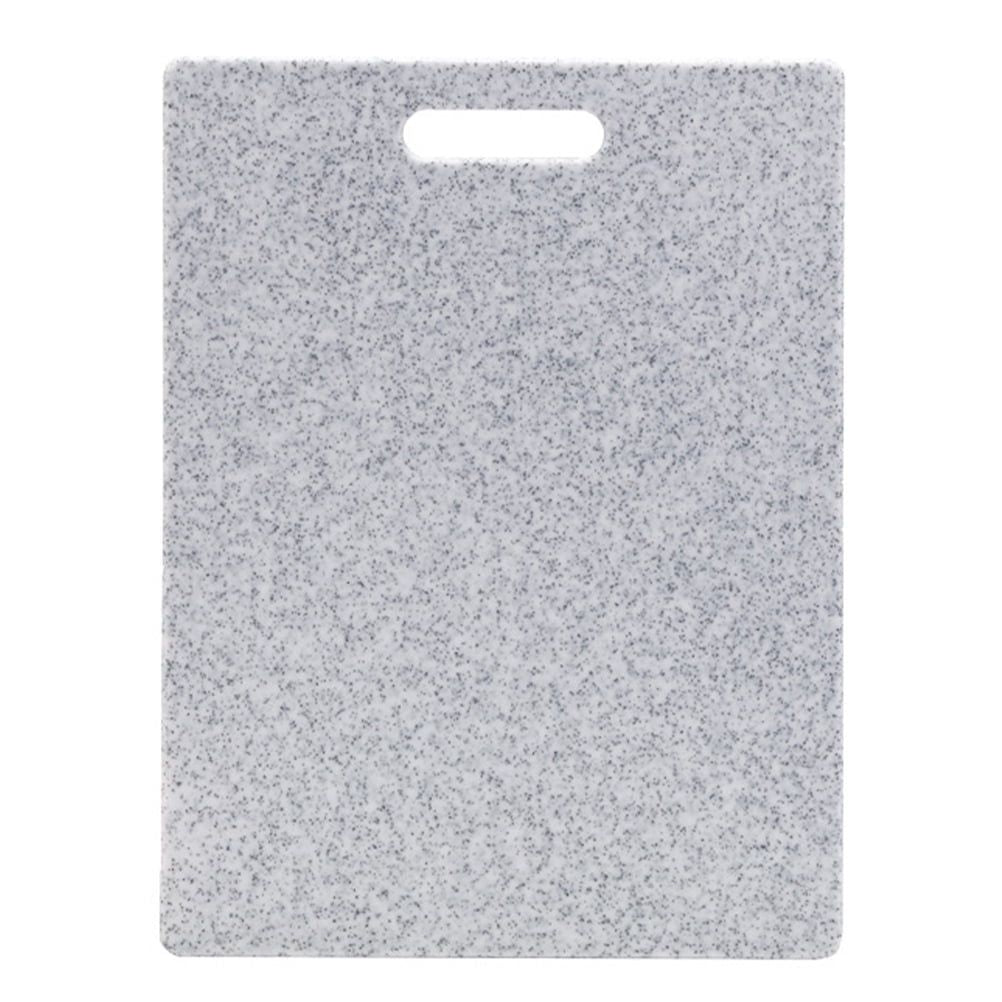 Portable grey marble-patterned cutting board by Everything Baby, 1-piece PP chopping block for kitchen use