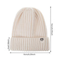 Colorful toddler beanie hat by Everything Baby, warm knit winter cap for boys and girls aged 4-8 years.