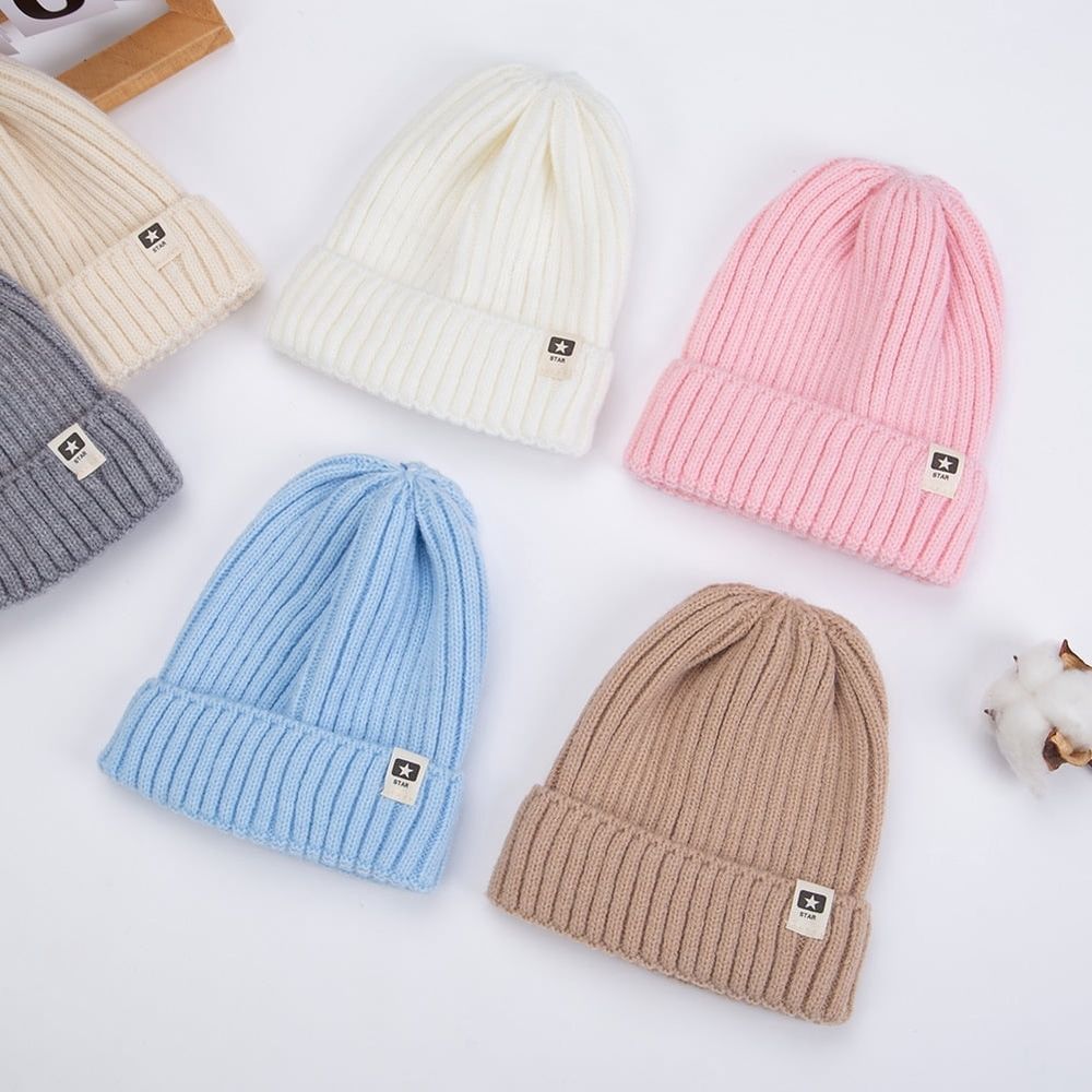 Kids' winter beanie hat by Everything Baby, soft knit toddler beanie with warm, cozy design for boys and girls aged 4-8 years.