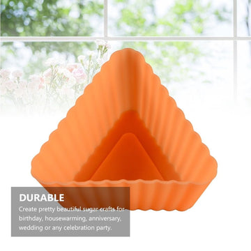 20-Piece Mini Triangle Silicone Mold Set for Baking Cakes, Chocolates, Candy, Crafts, and Kitchen Use