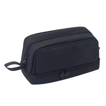 4 Compartments Large Capacity Pen Pencil Cases, Pencil Pouches Japanese Stationery Cases Multi Slot Pencil Bags Aesthetic Pencil Organizers,Durable Fabric Unisex Stylish Lightweight Case,Navy