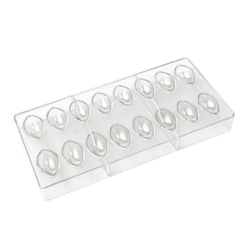 16-Cavity Teardrop Chocolate Mold, Transparent Baking Tool, Perfect for Homemade Treats, Ideal for Parties and Festivals, Great for DIY Enthusiasts