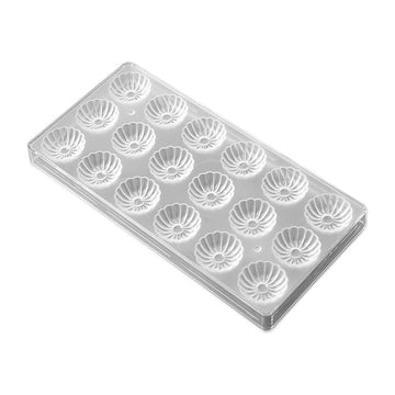 Flower-Shaped Chocolate Molds, 18-Cavity Baking Tool, Easy to Demold and Clean, Perfect for DIY Treats and Party Favors, Ideal for Home Bakers and Creative Food Enthusiasts