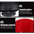 Black ceramic Japanese miso soup bowl set for kids, round 10cm, ideal for pretend play and authentic Asian cuisine.