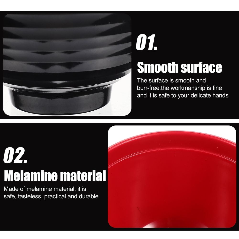 Black ceramic Japanese miso soup bowl set for kids, round 10cm, ideal for pretend play and authentic Asian cuisine.