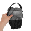 Pair of black lightweight hiking gaiters for boots, outdoor leg covers for camping, trail, and trekking, by Everything Baby.