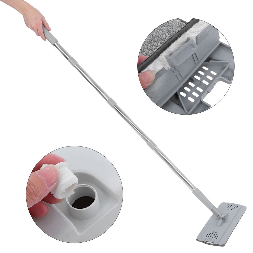 Baby and kids flat mop system with bucket, ideal for cleaning tile and wood floors, from Everything Baby.