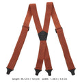 Baby suspenders from Everything Baby, chocolate-colored suspender pants with secure hold for toddlers, perfect for birthday outfits.