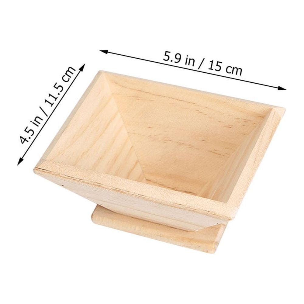 Quadrangular rice mold made of synthetic material for kids' pretend play, ideal for family cooking and creative food shaping.