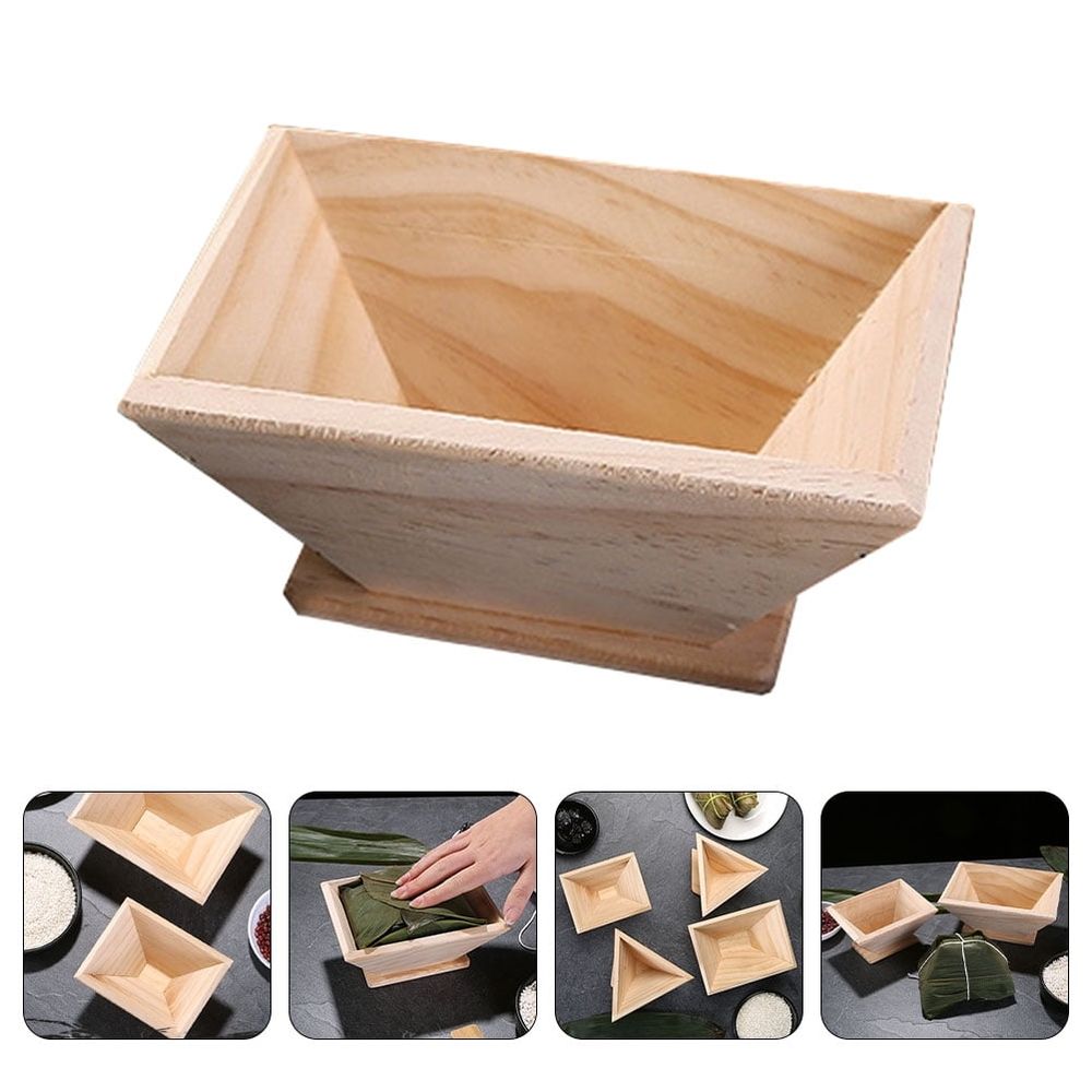 Quadrangular rice mold from Everything Baby, made of synthetic material, used for family cooking and pretend play with kids.