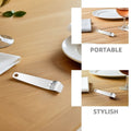 Set of 20 stainless steel vial bottle openers, portable nurse accessories in silver for baby health and grooming use.