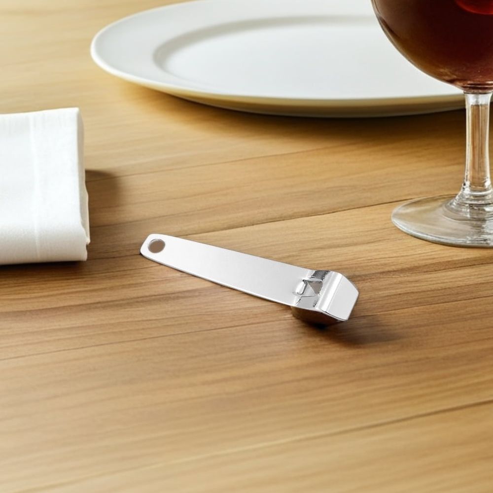 Set of 20 stainless steel vial bottle openers, portable nurse accessories in silver for baby health and grooming kits.