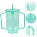 Practical liquid feeding cup with inclined mouth for disabled patients and elderly, designed for safe, easy feeding.