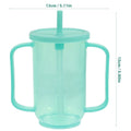 Practical liquid feeding cup with inclined mouth for disabled patients and elderly, by Everything Baby, designed for easy use.