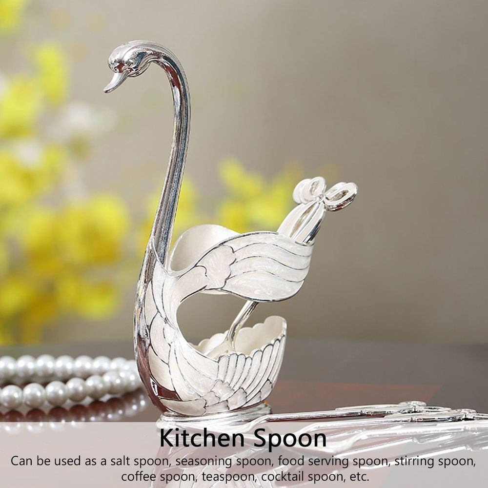 Set of zinc alloy coffee spoons with holder from Everything Baby, featuring a playful design suitable for kids' outdoor play.