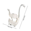 Zinc alloy coffee spoon set with holder, stylish and functional for kitchen use, displayed on a clean background.
