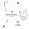 Baby and kids outdoor toy set featuring zinc alloy coffee spoons with holder, designed for playful outdoor activities.