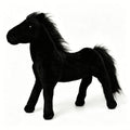Realistic brown plush horse toy from Everything Baby, soft stuffed animal doll for kids' pretend play and home decor.