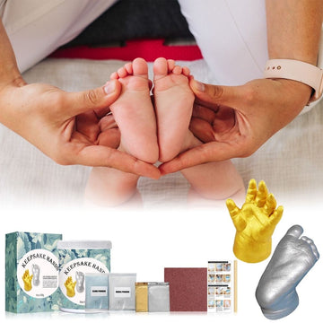 Baby Hand Mold Kit with 108g powder from Everything Baby, featuring a mold kit for creating keepsake baby hand impressions.