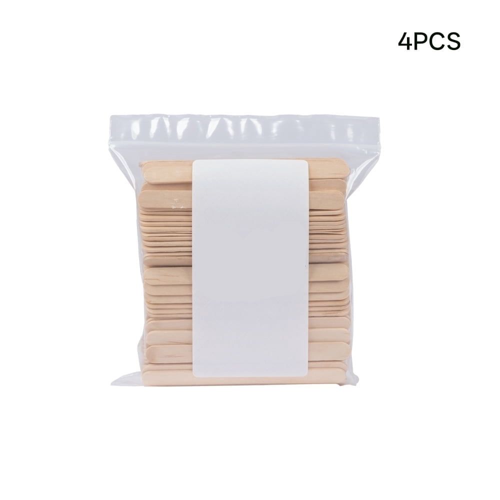 200-piece set of natural wood craft sticks, 4.5-inch popsicle sticks for children's outdoor play and craft projects by Everything Baby.