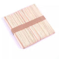 200-piece flat natural wood craft sticks, 4.5-inch popsicle sticks for children's outdoor craft and play activities.