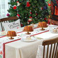 Durable scallop acacia wood cake stand by Everything Baby, round pedestal for displaying cakes and cupcakes at gatherings.