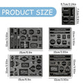 Graphite metal casting mold with multiple shapes and holes for gold, silver, aluminum, copper, and brass jewelry and ornament making.
