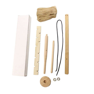 Outdoor Camping Fire Starter Kit with Natural Wooden Drill and Friction Fire Making Tools for Survival, Hiking, Emergency Preparedness
