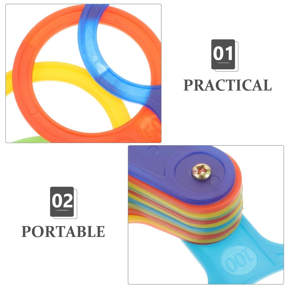 Plastic fruit measuring laps set for oranges and peaches, designed for baby and kids nursing and feeding by Everything Baby.