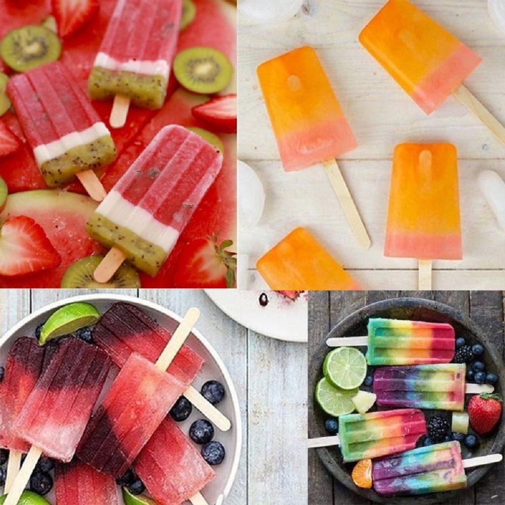 Set of 200 food-grade natural wooden craft sticks, 5.5 inches long, ideal for kids' pretend play and craft projects.