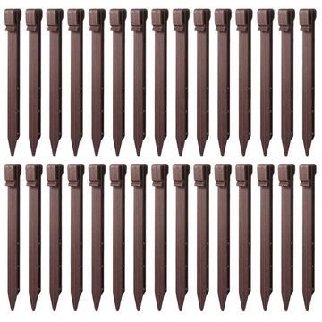 Set of 30 colorful yard stakes for landscaping, suitable for outdoor play and garden decoration from Everything Baby.