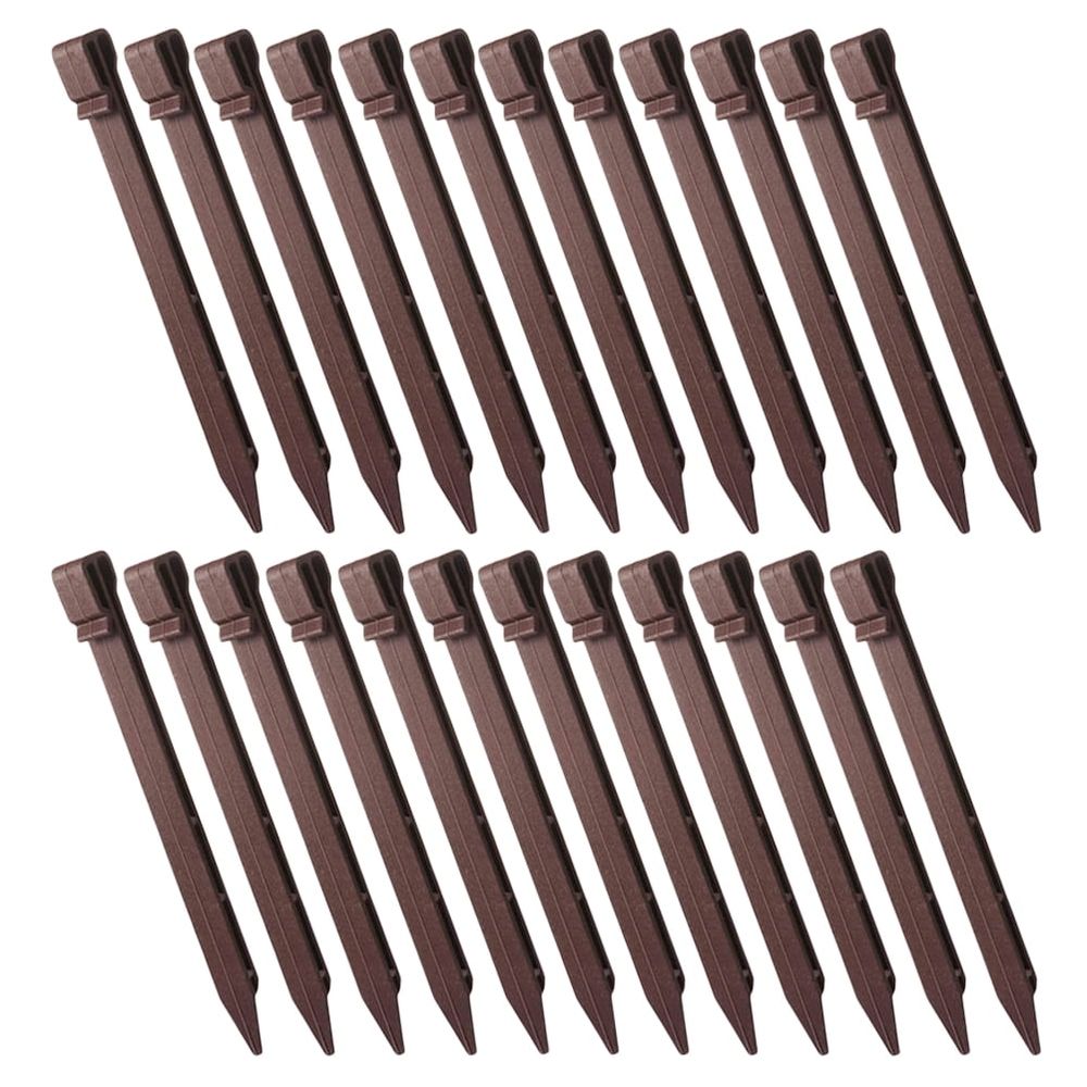 Set of 30 colorful yard stakes for landscaping and outdoor play, suitable for kids' outdoor activities and garden decoration.