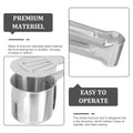 Stainless steel dates picker tool for fruit harvesting, large capacity, suitable for garden work, from Everything Baby.