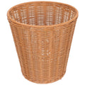 Rattan wastebasket by Everything Baby, woven household trash can in natural rattan, 11.42