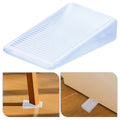 Set of eight white construction shims for kids' building toys, measuring 2x1.2x0.4 inches, by Everything Baby.