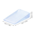 Set of 8 white construction shims from Everything Baby, suitable for building toys for kids, measuring 2x1.2x0.4 inches.