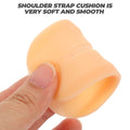 Set of four silicone bra strap cushions with anti-shoulder pads for comfortable support, designed for women’s bras.