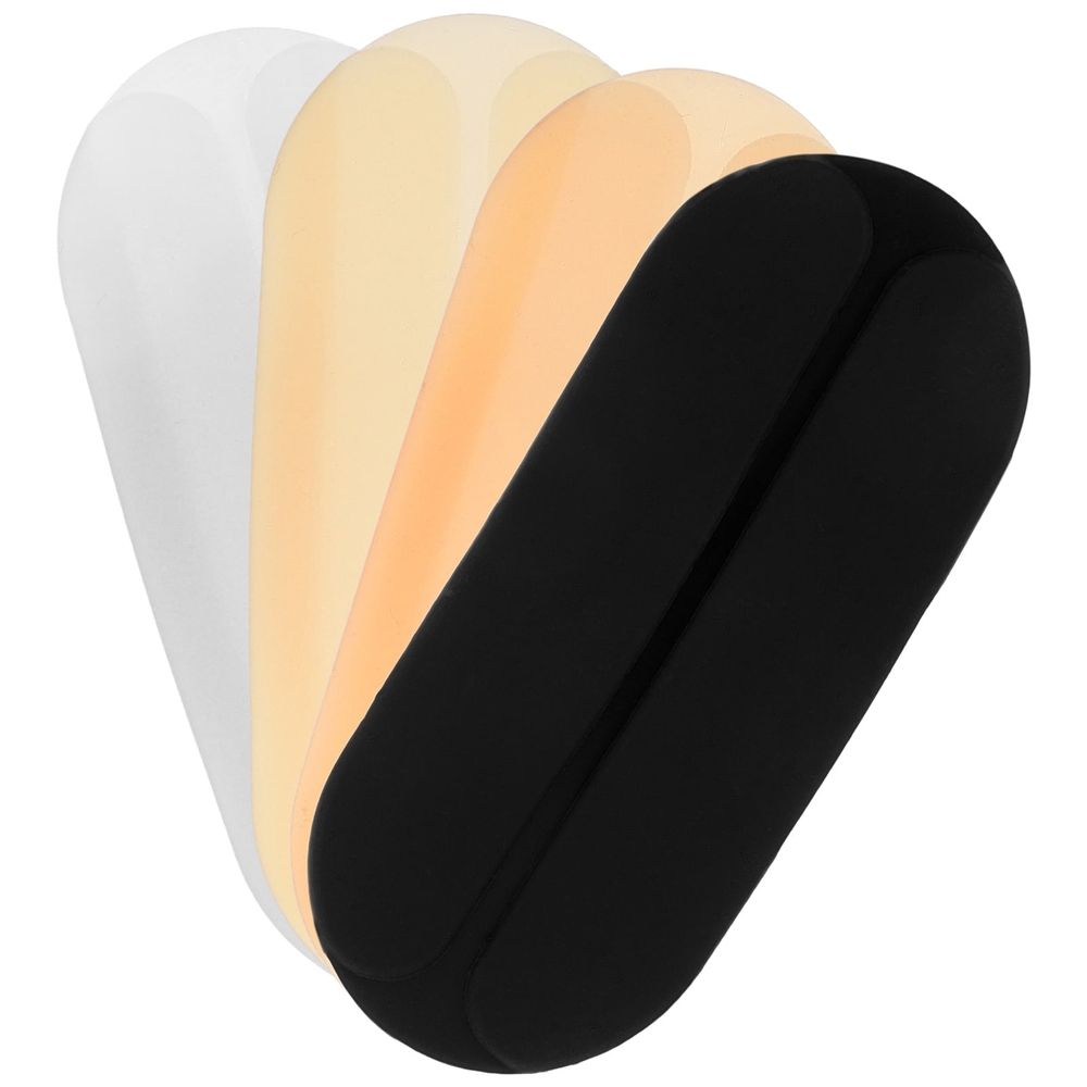 Set of four silicone bra strap cushions with anti-shoulder pads for comfortable support, designed for baby and toddler clothing.