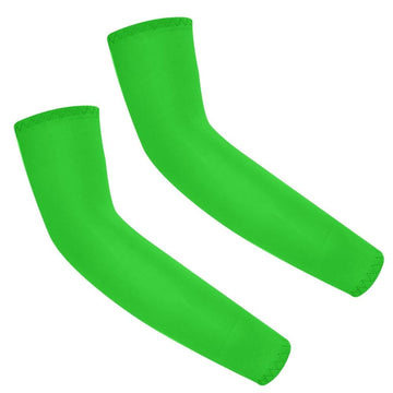 Kids UV sun protection arm sleeves by Everything Baby, breathable and elastic for outdoor sports, suitable for boys and girls aged 7-12.