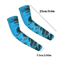 Kids UV sun protection arm sleeves by Everything Baby, breathable and elastic for outdoor sports, suitable for boys and girls aged 7-12.