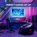 Inflatable gaming chair for kids and teens with cup holders and side pocket, perfect for gaming rooms and play areas.