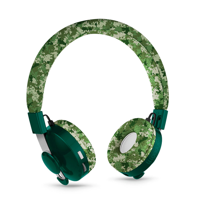 LILGADGET LilGadgets Untangled Pro Childrens Wireless Bluetooth Headphones - Digital Camo