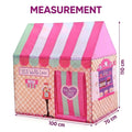 Pink kids' ice cream bakery play tent by Everything Baby, a fun pop-up outdoor playhouse for children with tunnel features.