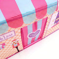 Pink kids' ice cream bakery play tent by Everything Baby, outdoor popup playhouse for children, includes tunnel for imaginative outdoor fun.